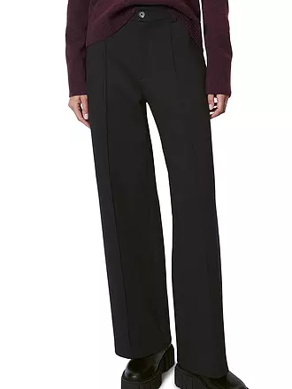 MARC O' POLO DENIM | Hose Wide Leg | schwarz