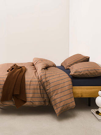MARC O'POLO HOME | Bettwäsche Torsken Hanf/Tencel 70x90cm/140x200cm Warm Pecan | rosa