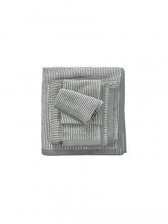 MARC O'POLO HOME | Duschtuch 70x140cm Tone Stripe Beige/White | grün