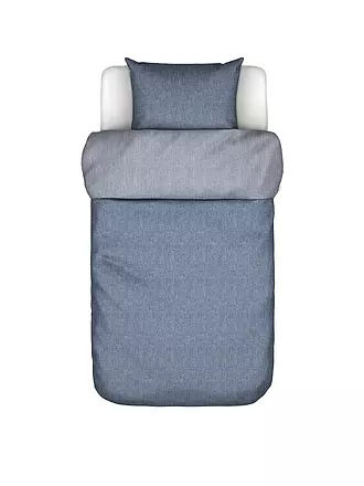 MARC O'POLO HOME | Flanell Bettwäsche EILIF 70x90cm/140x200cm Oatmeal | blau