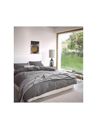 MARC O'POLO HOME | Perkal Bettwäsche SENJA 70x90cm / 140x200cm Walnut | grau