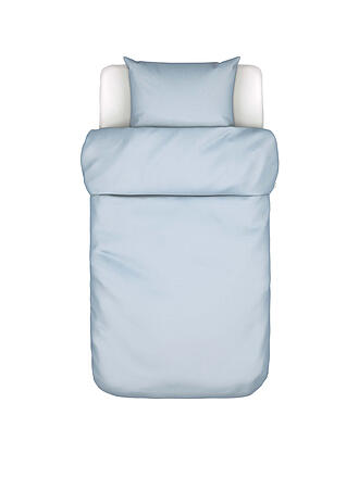 MARC O'POLO HOME | Perkal Bettwäsche Tove 70x90cm / 140x200cm Pale Yellow | hellblau