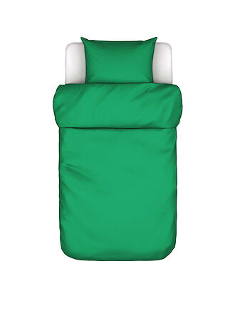 MARC O'POLO HOME | Perkal Bettwäsche Tove 70x90cm / 140x200cm Vivid Green | hellblau
