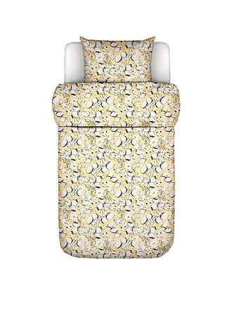 MARC O'POLO HOME | Satin Bettwäsche HANNE 70x90cm / 140x200cm Pale Yellow | grün