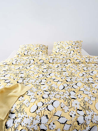 MARC O'POLO HOME | Satin Bettwäsche HANNE 70x90cm / 140x200cm Pale Yellow | grün