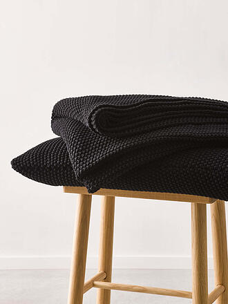 MARC O'POLO HOME | Tagesdecke - Plaid Nordic 130x170cm Black | gelb