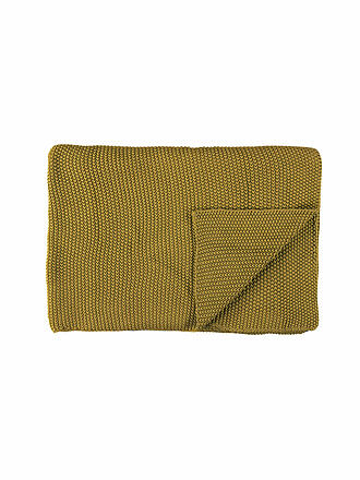 MARC O'POLO HOME | Wohndecke Nordic Knit 130x170cm (Oatmeal) | orange