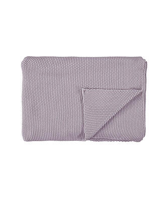 MARC O'POLO HOME | Wohndecke Nordic Knit 130x170cm (Oatmeal) | lila