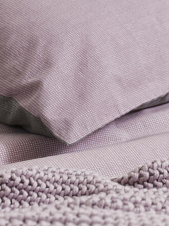 MARC O'POLO HOME | Wohndecke Nordic Knit 130x170cm (Oatmeal) | lila
