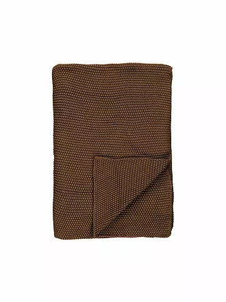 MARC O'POLO HOME | Wohndecke Nordic Knit 130x170cm (Oatmeal) | braun