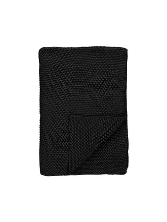 MARC O'POLO HOME | Wohndecke Nordic Knit 130x170cm (Oatmeal) | schwarz