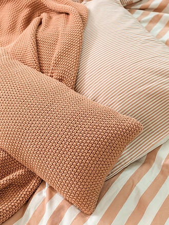 MARC O'POLO HOME | Wohndecke Nordic Knit 130x170cm (Oatmeal) | koralle