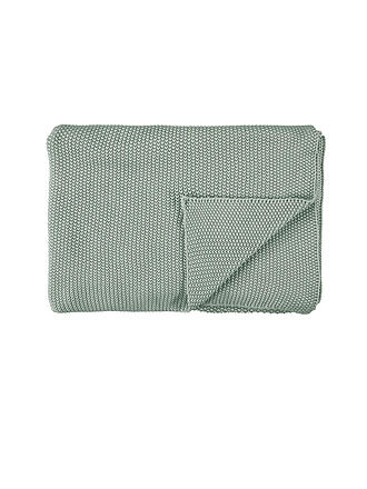 MARC O'POLO HOME | Wohndecke Nordic Knit 130x170cm (Offwhite) | grün