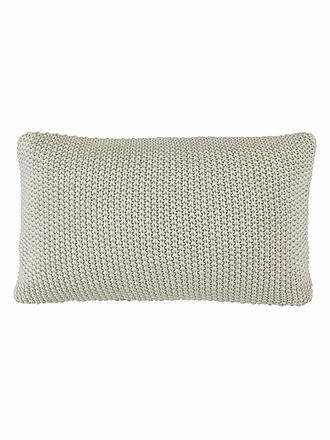 MARC O'POLO HOME | Zierkissen Nordic Knit 30x60cm (Oatmeal) | gelb