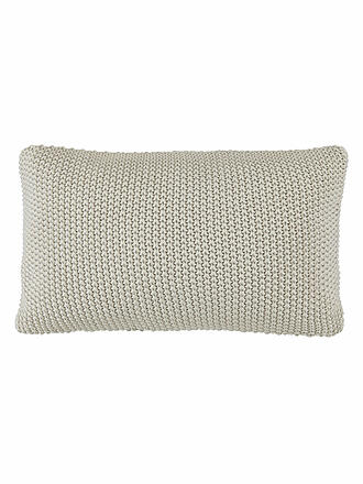 MARC O'POLO HOME | Zierkissen Nordic Knit 30x60cm (Offwhite) | grau