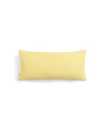 MARC O'POLO HOME | Zierkissen Nordic Knit 30x60cm (Offwhite) | gelb