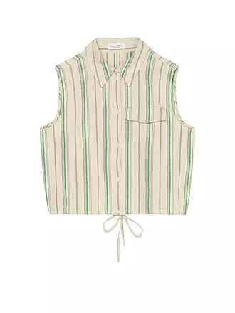 MARC O'POLO | Blusenshirt Cropped Fit | beige