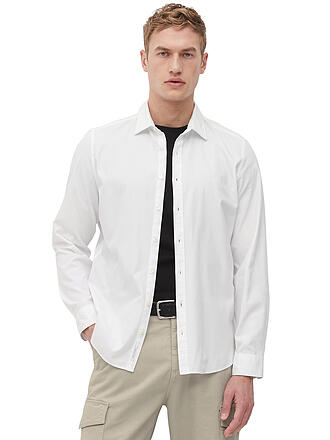 MARC O'POLO | Hemd Shaped-Fit | blau