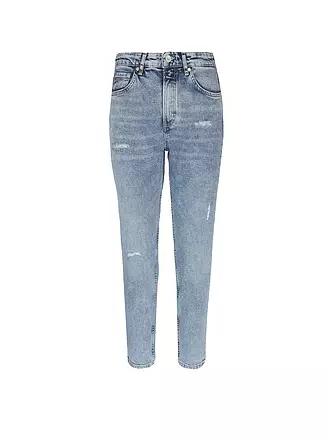 MARC O'POLO | Highwaist Jeans Slim Fit 7/8 MALA | blau