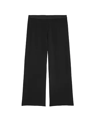 MARC O'POLO | Hose Wide Leg | schwarz