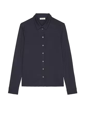 MARC O'POLO | Jerseybluse | dunkelblau