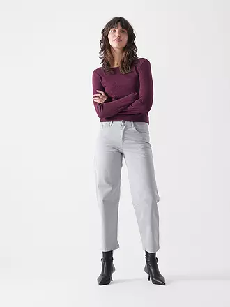 MARC O'POLO | Langarmshirt | dunkelrot