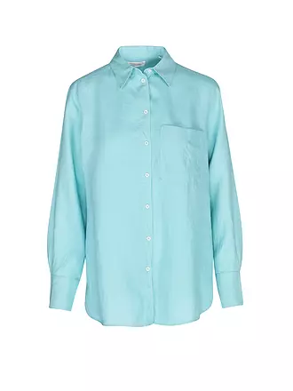 MARC O'POLO | Leinenbluse | hellblau