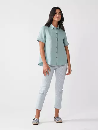 MARC O'POLO | Leinenbluse | hellblau