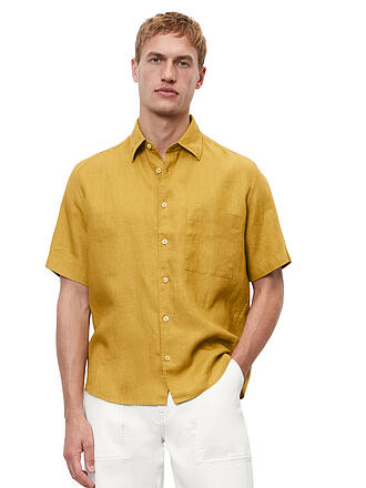 MARC O'POLO | Leinenhemd Regular Fit | blau