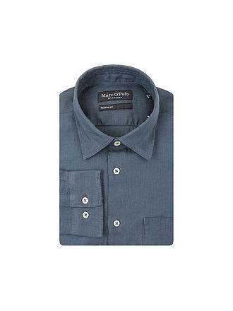 MARC O'POLO | Leinenhemd | blau