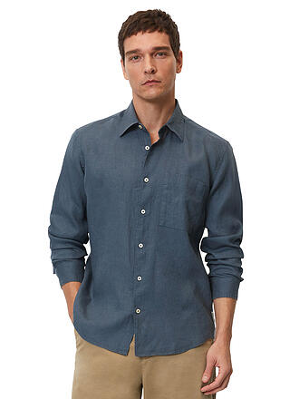 MARC O'POLO | Leinenhemd | blau