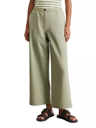 MARC O'POLO | Marlenehose WOVEN PANTS | hellgrün
