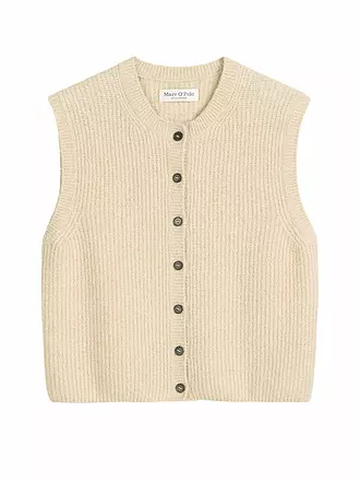 MARC O'POLO | Strickgilet | creme
