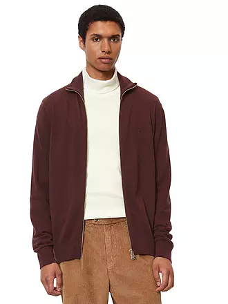 MARC O'POLO | Strickjacke | dunkelrot