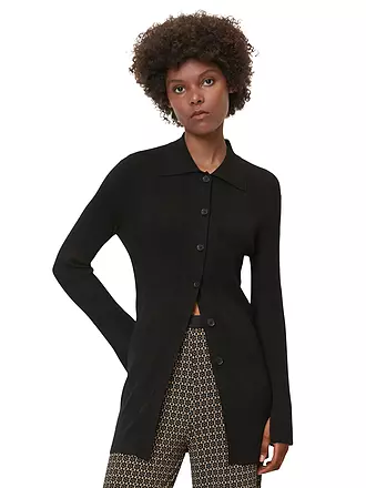MARC O'POLO | Strickjacke | schwarz