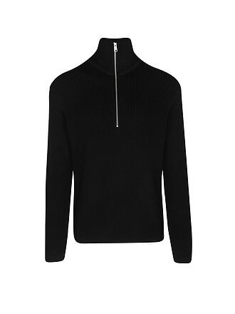 MARC O'POLO | Troyer Pullover | schwarz