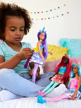 MATTEL | Barbie Dreamtopia Einhorn Puppe (blau-pinke Haare) | keine Farbe