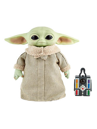 MATTEL | Star Wars Mandalorian The Child Baby Yoda Funktionsplüsch | grün