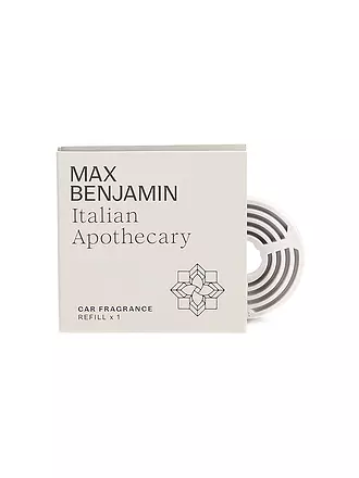 MAX BENJAMIN | Auto Duft Nachfüllung CLASSIC COLLECTION Italian Apothecary | hellblau