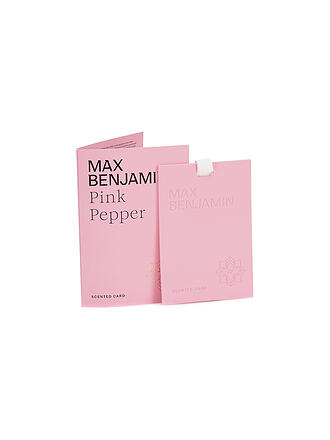 MAX BENJAMIN | Duftkarte CLASSIC COLLECTION Lemongrass & Ginger | pink
