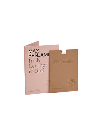 MAX BENJAMIN | Duftkarte CLASSIC COLLECTION Lemongrass & Ginger | camel