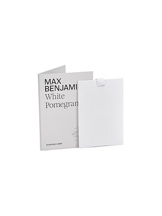 MAX BENJAMIN | Duftkarte CLASSIC COLLECTION White Pomegranate | hellgrau