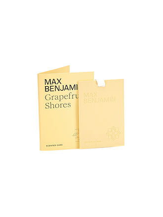 MAX BENJAMIN | Duftkarte CLASSIC COLLECTION White Pomegranate | gelb