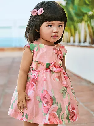 MAYORAL | Baby Leinenkleid | hellgrün