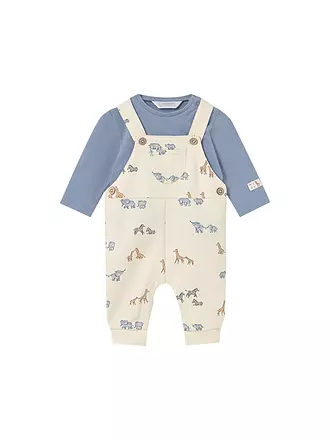 MAYORAL | Baby Set 2-teilig Langarmshirt und Latzhose | beige