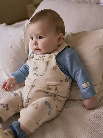 MAYORAL | Baby Set 2-teilig Langarmshirt und Latzhose | beige