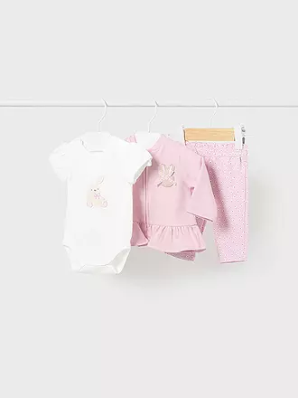 MAYORAL | Baby Set 3-teilig Body, Jäckchen und Hose | rosa