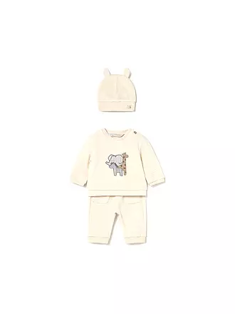 MAYORAL | Baby Set 3-teilig Pullover, Hose, Mütze | creme