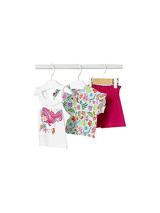 MAYORAL | Baby Set 3-teilig Shirt, Top und Shorts | pink