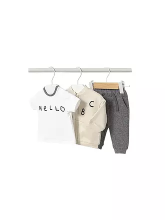 MAYORAL | Baby Set 3-teilig T-Shirt, Jacke und Hose | beige